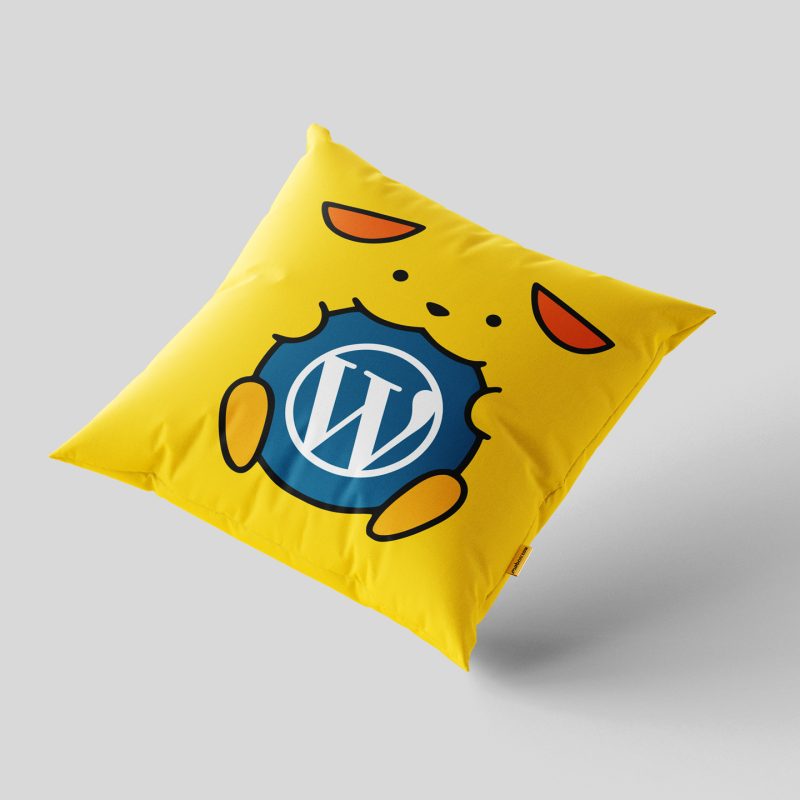 WordPress Pillow 20th Anniversary Souvenir